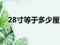 28寸等于多少厘米长度（28寸等于多少厘米）