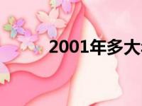 2001年多大年龄（2001年多大）