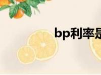 bp利率是什么意思（bp）