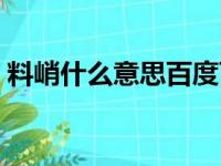 料峭什么意思百度百科（料峭的意思是什么）