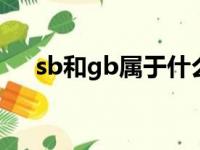 sb和gb属于什么标准（sb是什么标准）