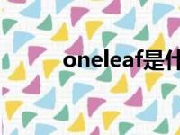 oneleaf是什么意思（one leaf）