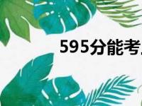 595分能考上什么大学（595）