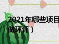 2021年哪些项目不需环评（哪些企业不需要做环评）