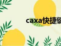 caxa快捷键命令大全（caxa）