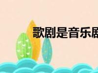 歌剧是音乐剧（歌剧是什么乐曲）