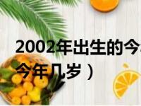 2002年出生的今年几岁虚岁（2002年出生的今年几岁）