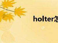 holter怎么读（holter）