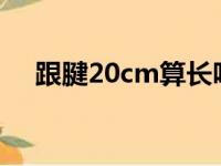 跟腱20cm算长吗（跟腱20厘米算长吗）