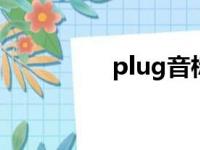 plug音标（plugy10 0）