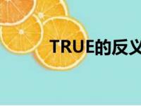 TRUE的反义词（true的反义词）