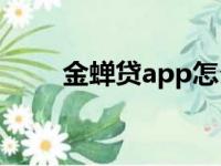 金蝉贷app怎么样可靠吗（金蝉贷）