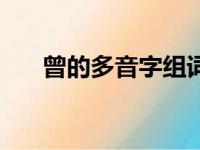 曾的多音字组词组（乘的多音字组词）