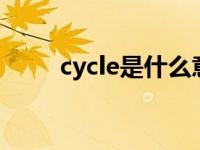 cycle是什么意思（cy是什么意思）