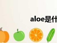 aloe是什么意思（aloes）