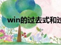 win的过去式和过去分词（win的过去式）