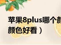 苹果8plus哪个颜色最好看（苹果8plus哪个颜色好看）