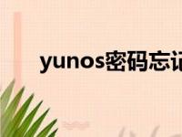 yunos密码忘记怎么办（yunos密码）