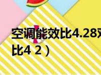 空调能效比4.28对比5.27（空调能效比3 2对比4 2）