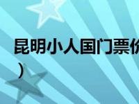 昆明小人国门票价格表（昆明小人国门票价格）