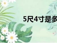 5尺4寸是多少厘米?（5尺4寸）