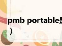 pmb portable是什么意思（pmbportable）