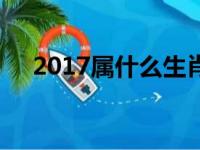 2017属什么生肖年（2017属什么生肖）