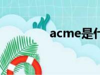 acme是什么品牌（acme）