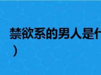 禁欲系的男人是什么意思（禁欲系男生啥意思）