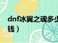 dnf冰翼之魂多少钱能出（dnf冰翼之魂多少钱）