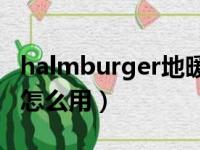 halmburger地暖温控器怎么用（地暖温控器怎么用）