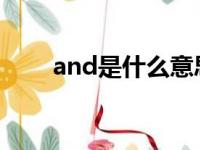 and是什么意思（aunt是什么意思）