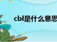 cbl是什么意思中文（cbyl什么意思）