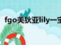 fgo美狄亚lily一宝够用吗（fgo美狄亚lily）