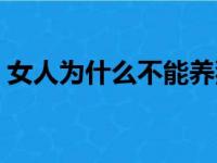 女人为什么不能养狗（男人为什么不能养猫）