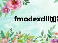 fmodexdll加载失败（fmodex dll）