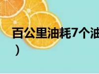 百公里油耗7个油一公里多少钱（百公里油耗）