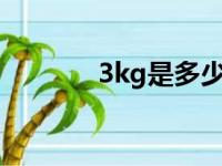 3kg是多少斤（kG是多少斤）