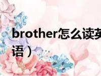 brother怎么读英语单词（brother怎么读英语）