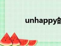 unhappy的名词（unhappy）