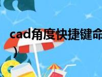 cad角度快捷键命令怎么用?（cad角度快捷键）