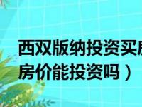 西双版纳投资买房升值空间大吗?（西双版纳房价能投资吗）