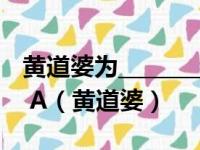 黄道婆为____________种植推广做出重要贡献: A（黄道婆）