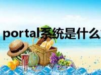 portal系统是什么意思（portal是什么意思）