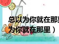 总以为你就在那里 忘了时间川流不息（总以为你就在那里）