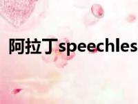 阿拉丁speechless歌词（speechless歌词）