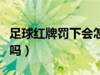 足球红牌罚下会怎么样（足球红牌罚下有替补吗）