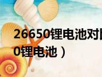 26650锂电池对比18650有什么区别（26650锂电池）