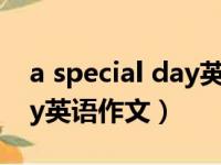 a special day英语作文60词（a special day英语作文）