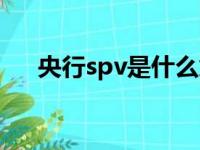 央行spv是什么意思（spv是什么意思）